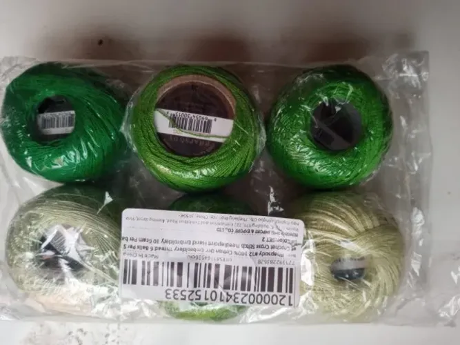 Kit Linha Rhapsody #12 100% Algodão - 6 Bolas - Novo Lacrado
