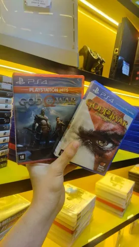 God Of War 3 + God Of War 4 ps4 mídia física