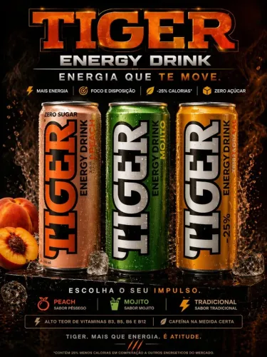 Kit Energético Importado com 03 unidades