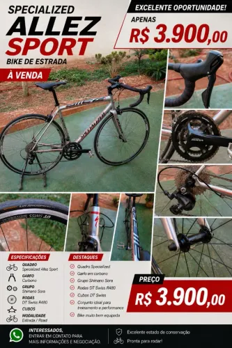 Bicicleta road speed Specialized 