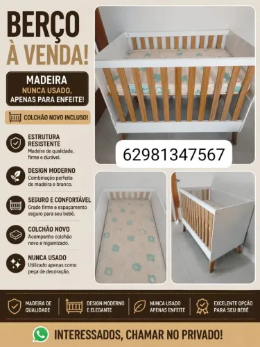 Berço semi novo