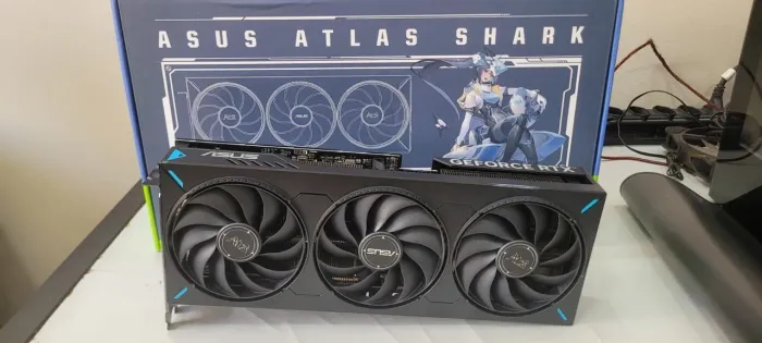 RTX 5070 ASUS ATLAS SHARK nota e garantia