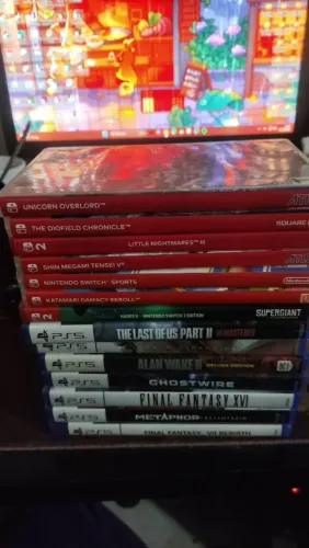 Pack de 14 jogos ps5 e Nintendo switch