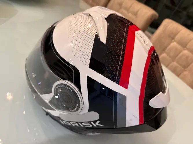 Capacete norisk force 2 silver (prata brilhante Touring)