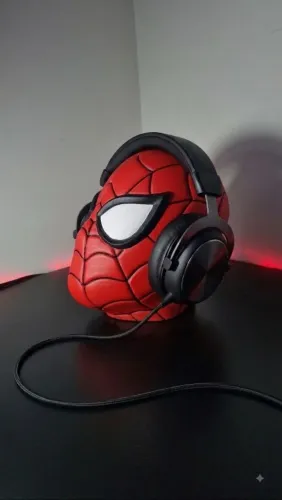 Suporte para Headset do Homem-Aranha (Spider-Man) | Cabeça Suporte Headset