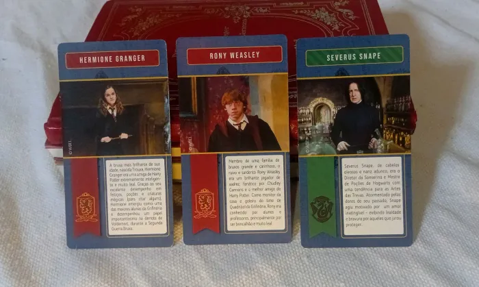 Cards Harry Potter Cacau Show - Hermione, Rony e Snape
