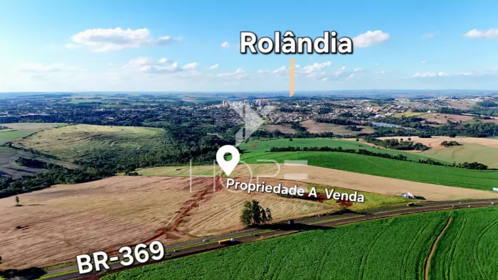 Terreno industrial à venda com 90.121 m² - às margens da BR-369 - Rolândia PR