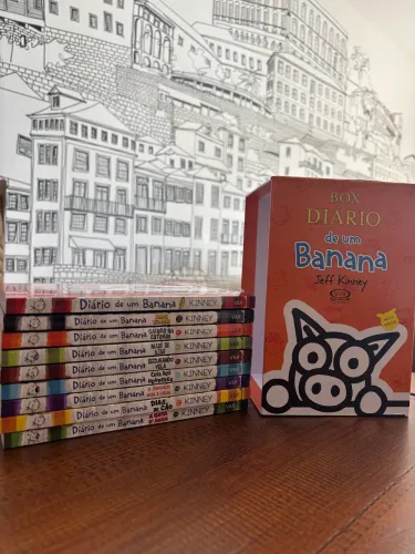 Box Diário de um Banana - 9 Livros + Caixa Colecionador