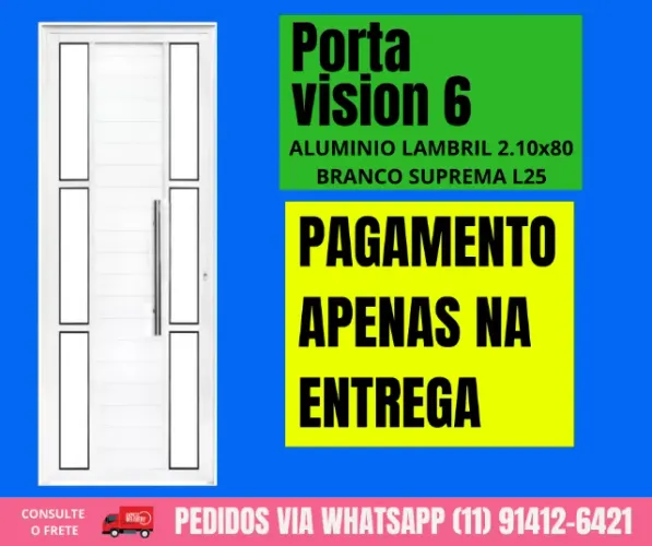 porta lambril premium em aluminio duplo cod 369