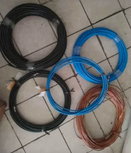 Fios de cobre e flexível 