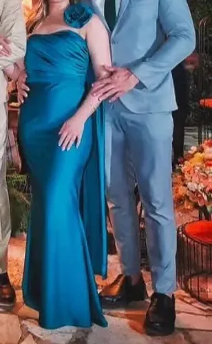 Vestido de festa azul