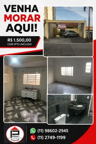 Térrea para aluguel com 60 metros quadrados com 1 quarto em Jardim Vila Formosa - São Paul