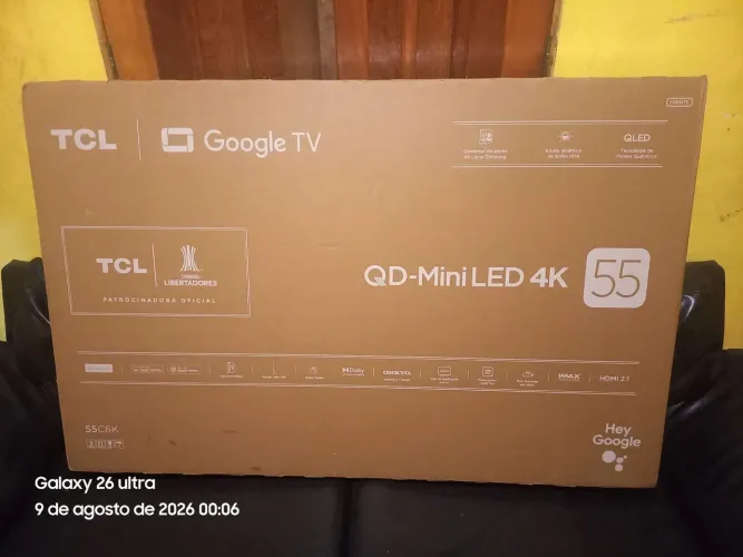 Tv tcl 55 polegadas lacrada nova 2200 