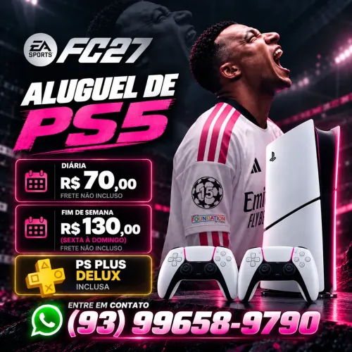 Aluguel de PlayStation 5 | PS Plus Delux Inclusa