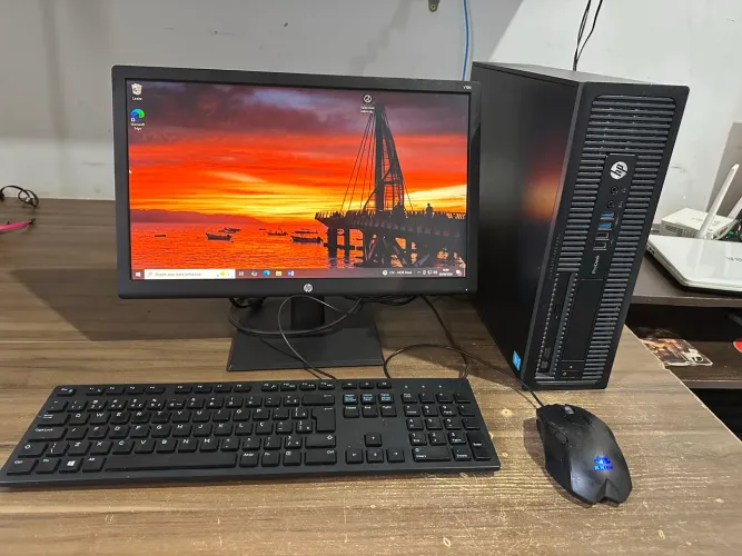 Computador hp i5 com wifi 8 gb alto desempenho ssd novo para empresas loja com garantia