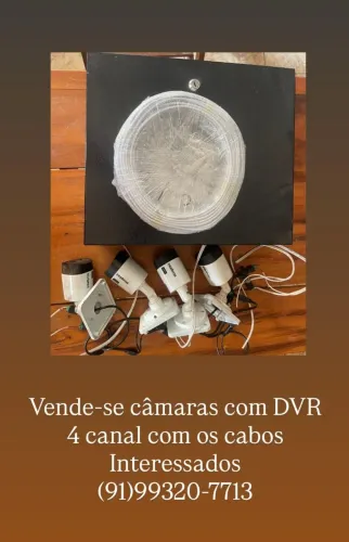 Vendo 4 Câmeras Intelbras em perfeito estado