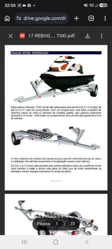 Reboque para jetski