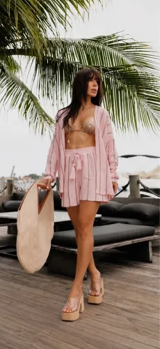 Conjunto crochê lovlov novo