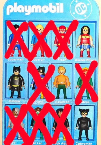 Super-heróis DC (Kinder Ovo)... R$ 15 CADA, Somente pra VENDA ?