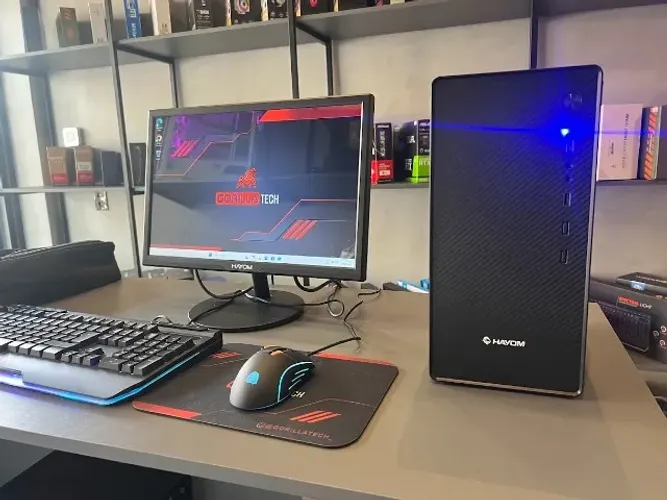  PC Completo i3 + SSD + Monitor 19" | Pronto para Usar | Novo | Gorilla Tech