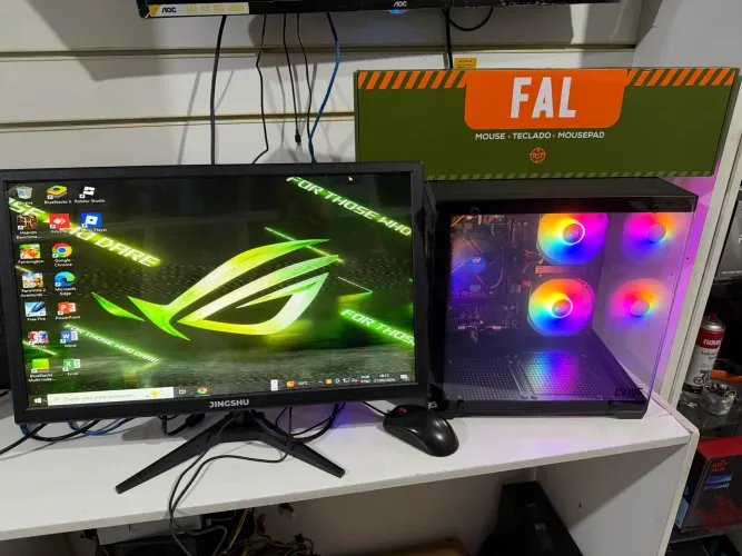 Pc Gamer CORE I5 COMPLETO Tela 23, Novo Lacrado na Caixa 