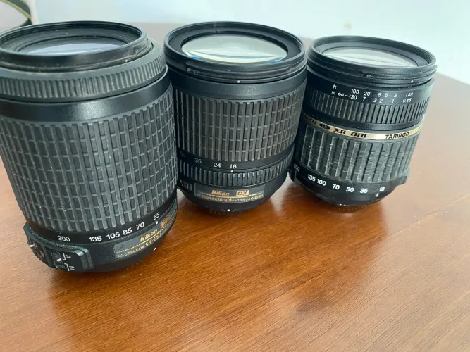 Kit 3 Lentes Nikon + Tamron - Oportunidade | Leia descrição