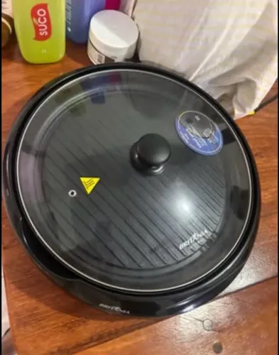 Top Grill Britânia preto 1200w Novo 220v