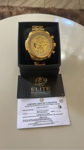 Relógio Casio edifice gold