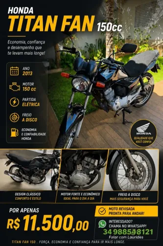 Moto Honda Cg FAN