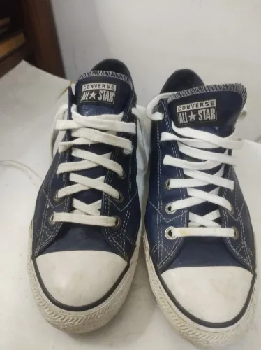 ALL Star Chuck Taylor 10,5us 42br Couro Azul ORIGINAL !!!
