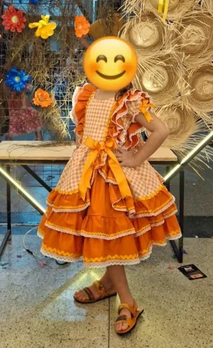 VESTIDO INFANTIL JUNINO