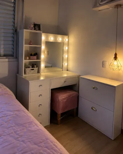 Camarim ja com lampadas banqueta e brinde extra 