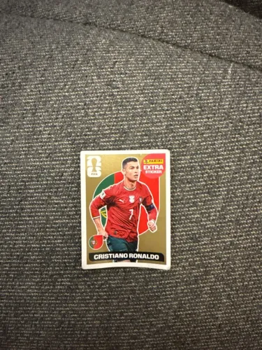 Figurinha Cristiano Ronaldo Copa Fifa de 2026 dourada