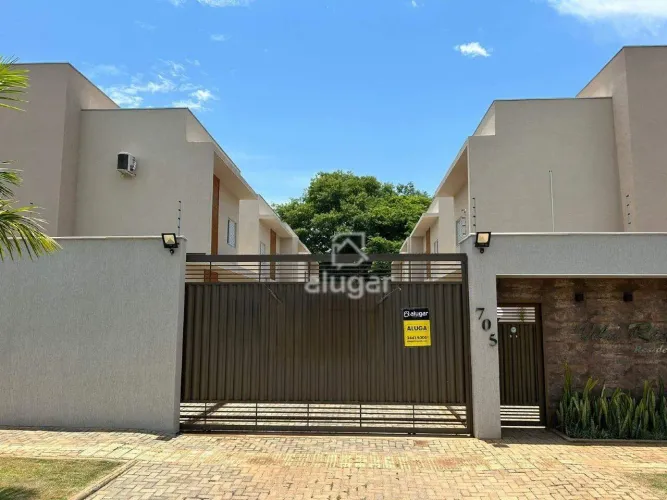 Casa Condomínio Fechado para alugar, 3 quartos, 1 suíte, 2 vagas, Loteamento Reserva Real