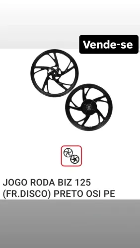 Jogo d roda para biz