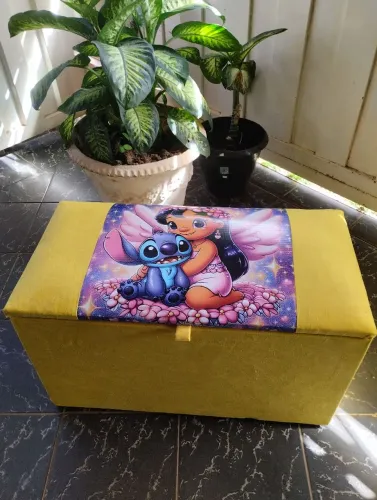 Baú médio infantil personalizado 