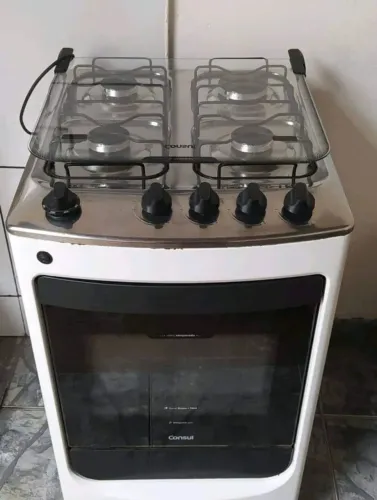Fogão 4 bocas Cônsul 220V Branco