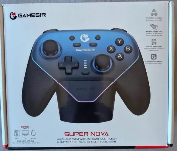 Controle sem fio Gamesir Super Nova RGB Switch Android Pc - Original - Lacrado