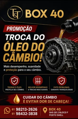 Troca de óleo de câmbio automático 