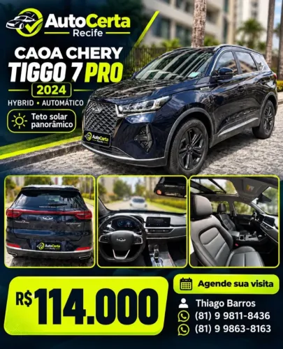 Chery Tiggo 7 Pro 1.5 Turbo Híbrido 2024