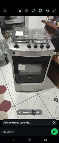 Fogão inox