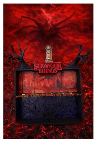 Expositor p/ sua Coleção Stranger Things Kinder ovo nacional e Importado