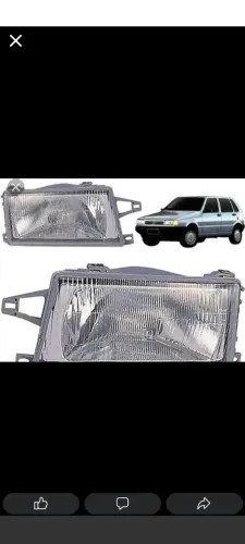 Farol LE original Cibie Fiat Uno Mille Elba Prêmio Fiorino