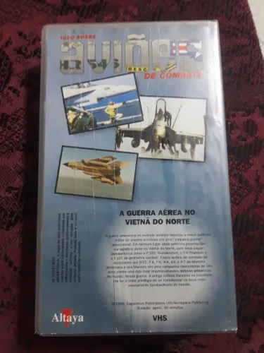 Ftita VHS , Aviões  De Combate  Guerra no Vietina do Norte