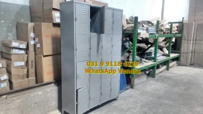 Roupeiro para Vestiário 16 Portas - Novo - Frete Grátis