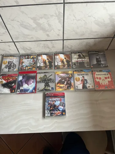 LOTE COM 13 JOGOS ORIGINAIS DE PS3