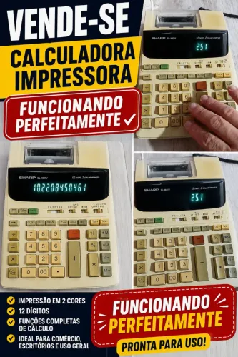 Calculadora elétrica sharp