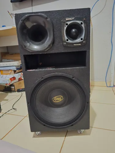 Caixa de som Eros 12 500 rms + 2 corneta D250x 