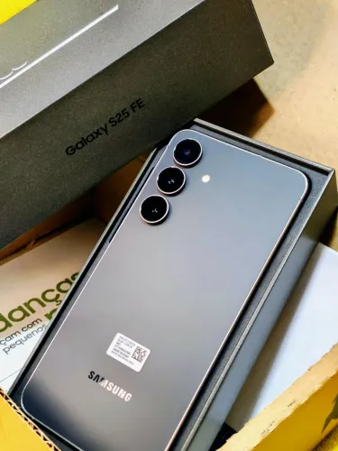 S25 FE 5G 256GB NOVO LACRADO!