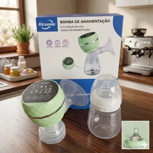 Bomba Tira Leite Portátil Recarregável (Extrator Elétrico Automático para Amamentação)